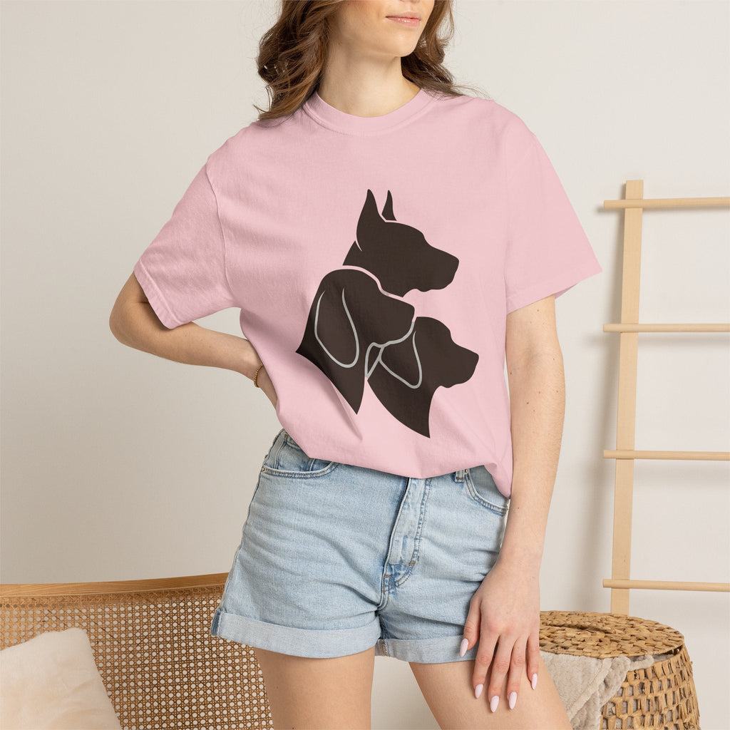 Puppy Silhouette Shirt Dog Creatures Gift Women Basic Tee product image 12