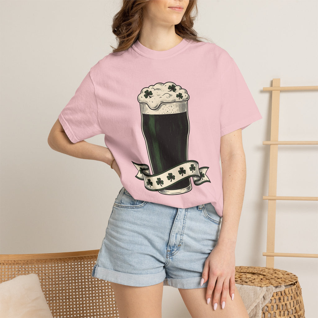 Beer Stein Shirt St Patrick's Day Brew Unisex Gift Antique Tee Mug T-Shirt Irish