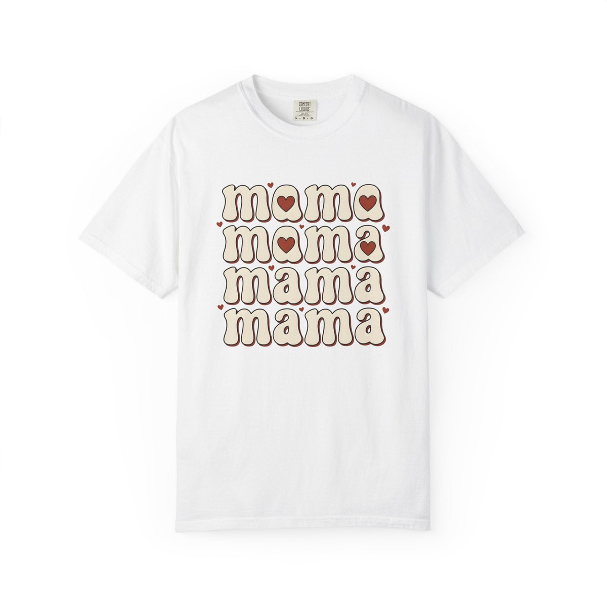 Old School Mom Text Shirt St. Valentine's Day Caregiver product image 1