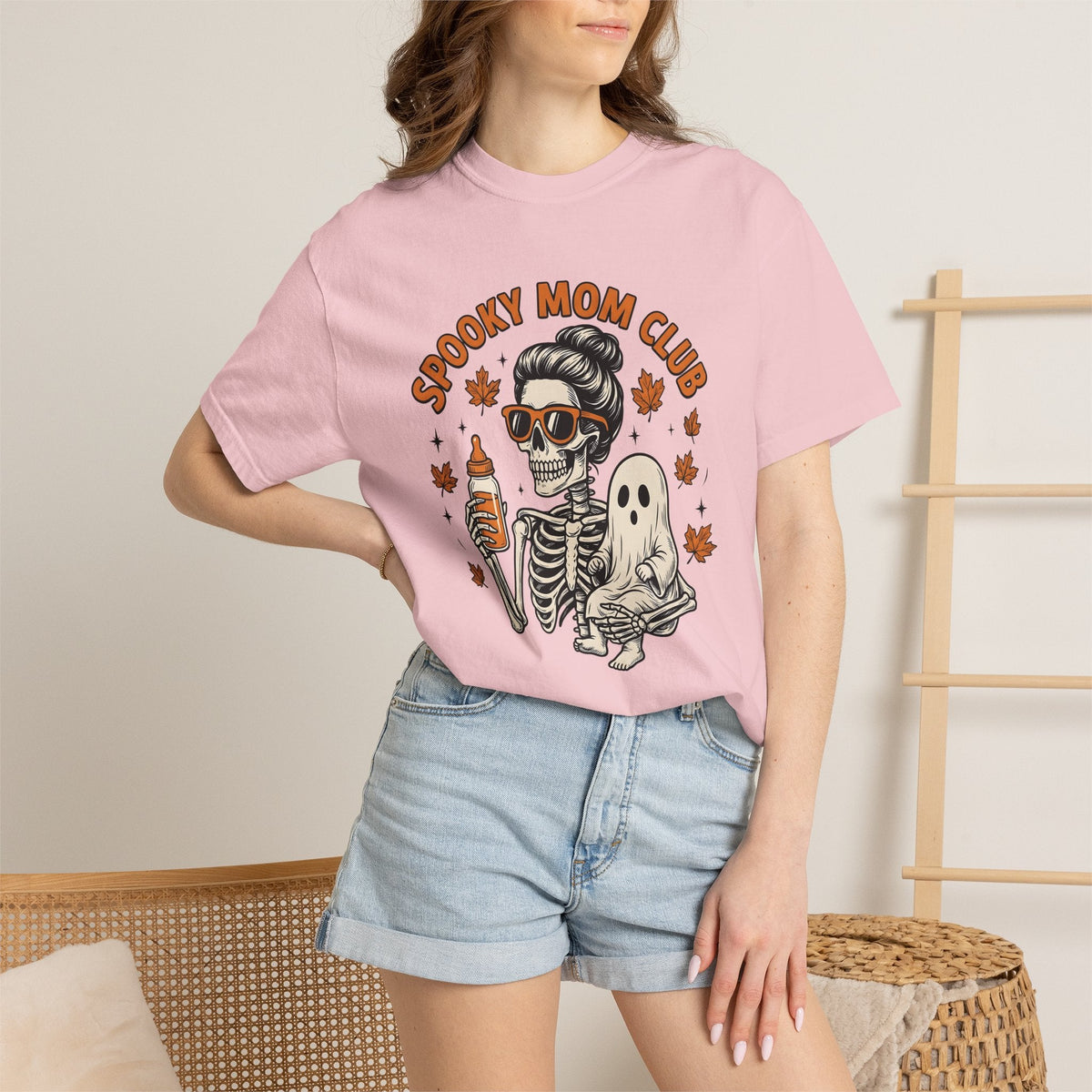 Bone Mom Spirit Baby Doodle T-Shirt – Spooky Halloween product image 13