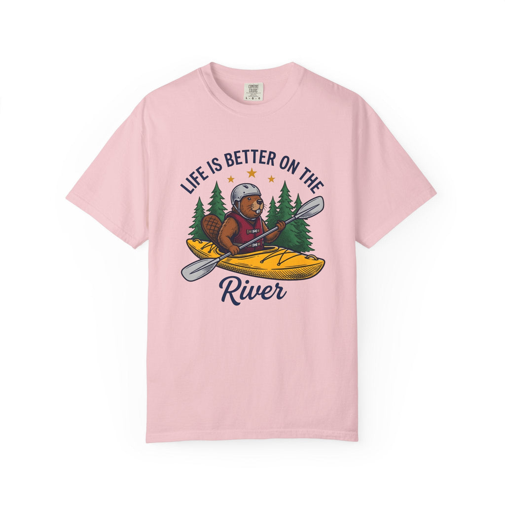 Beaver Kayak Shirt Kayaking Adventure Unisex Gift Vintage product image 3