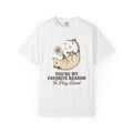 Possum Bloom Shirt Valentine Nature Unisex Gift Line Art product image 1