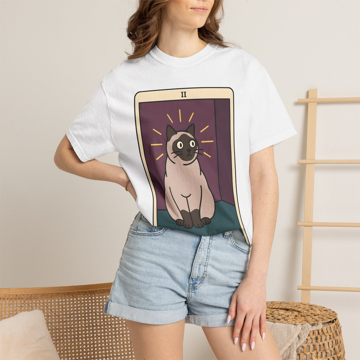 Oracle Cat Shirt Boho Chic Spirituality Unisex Gift product image 6