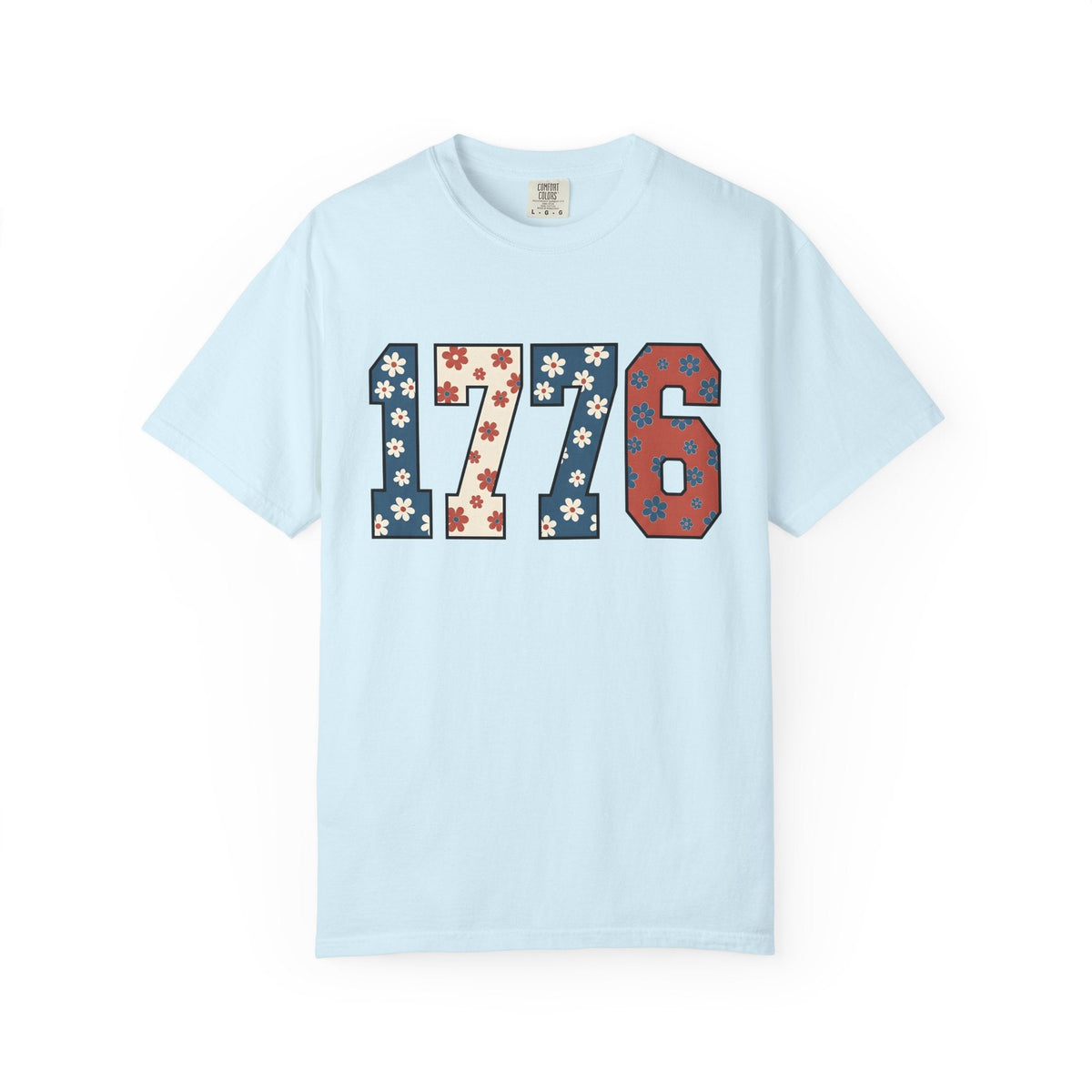 Flag Numbers Shirt America Beachwear Gift Women Botanical product image 2
