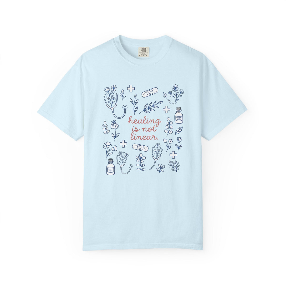 Stethoscope Flowers Shirt Nurses Fitness Unisex Gift Line product image 2
