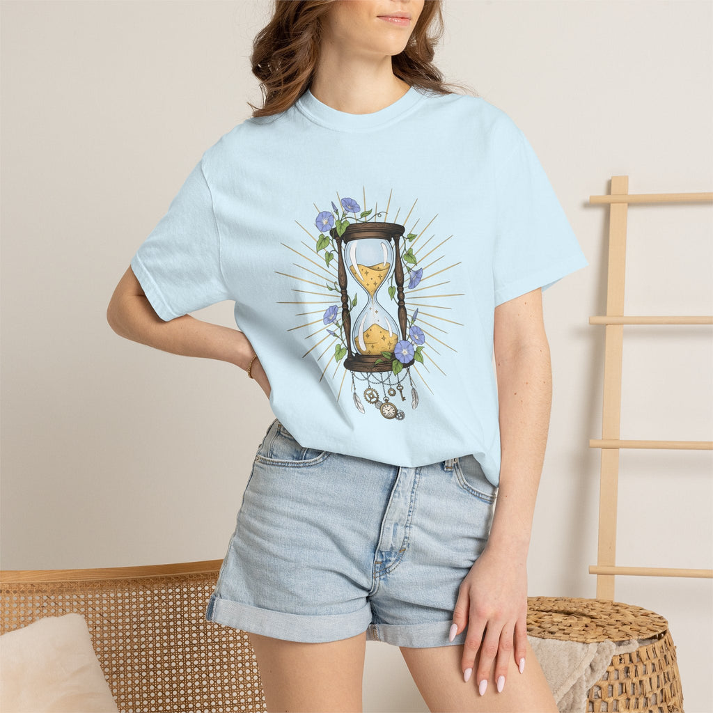 Hourglass Floral Shirt Boho Chic Celestial Unisex Gift Tee product image 9
