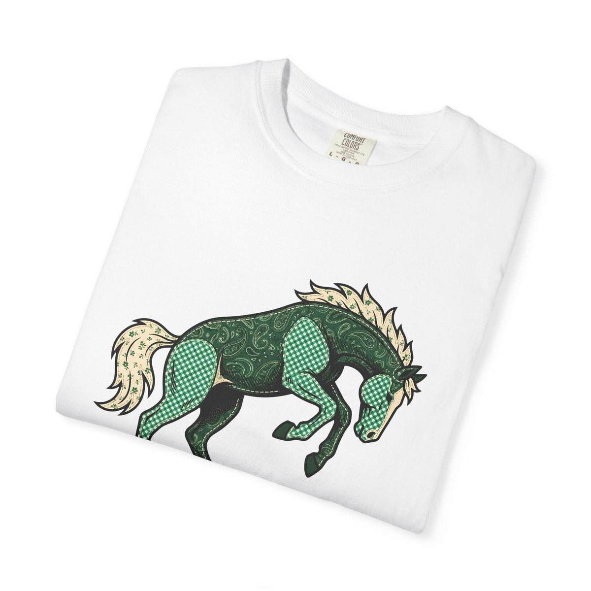 Spotted Horse Shirt St Patrick's Day Unisex Gift Rustic Tee product image 5