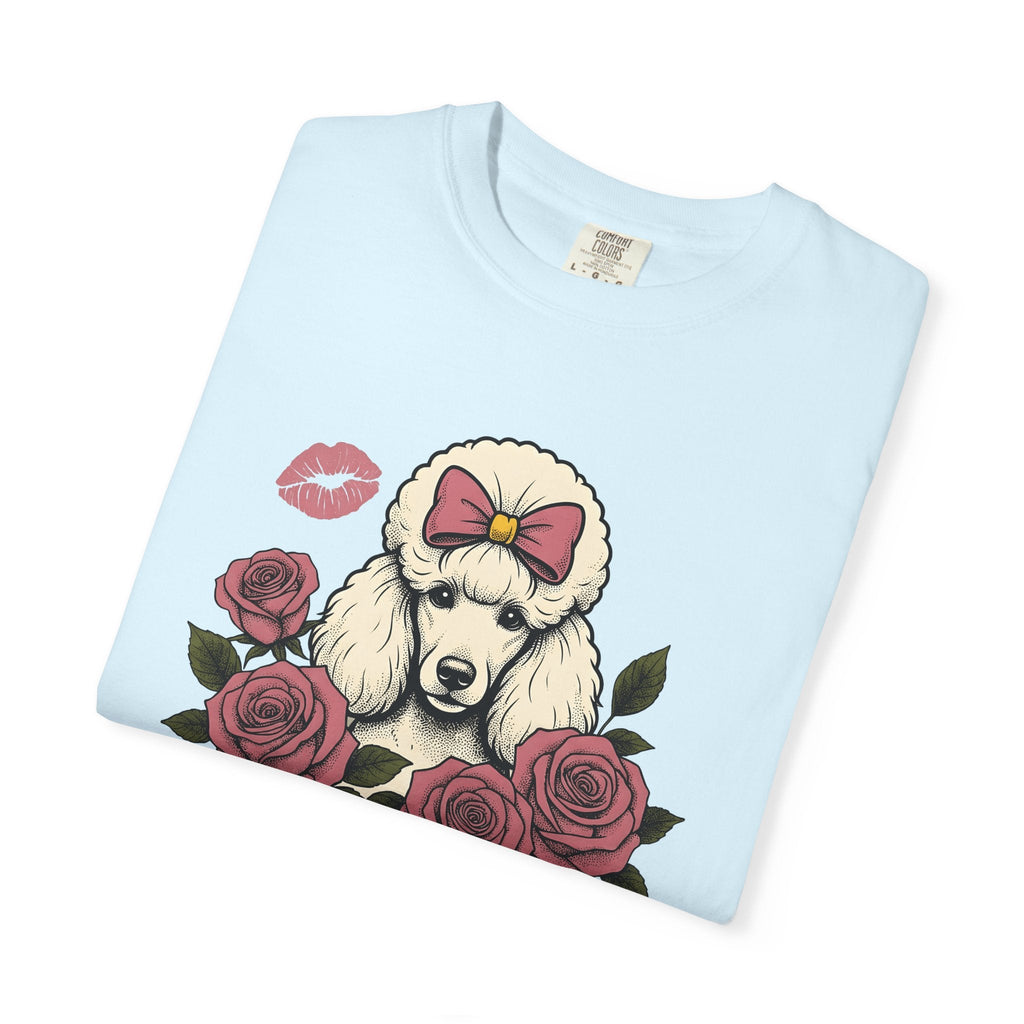 Poodle Puppy Shirt Dog Botanical Unisex Gift Retro Tee product image 8