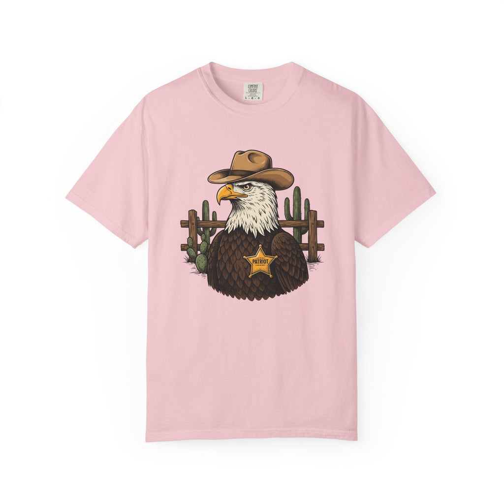 Eagle Cowboy Shirt Patriot Western Unisex Gift Vintage Tee product image 3