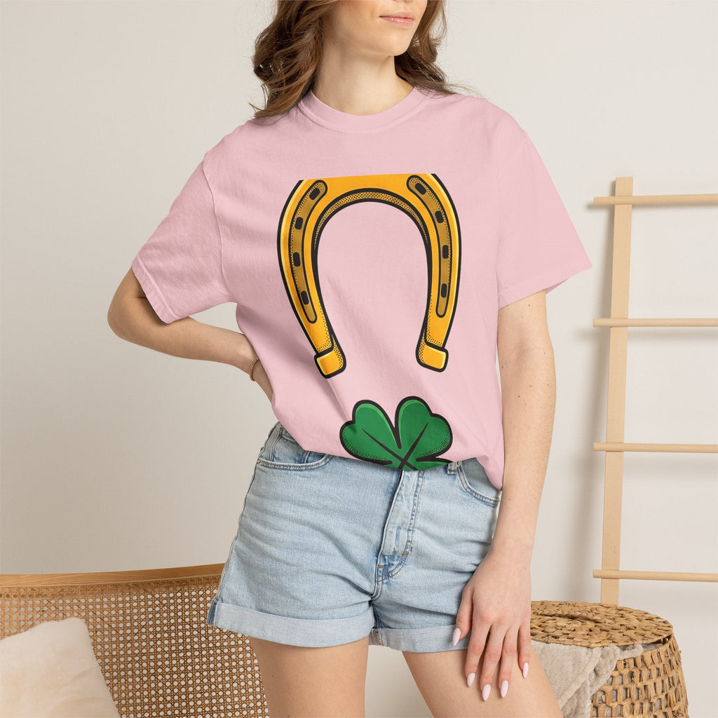 Horseshoe Clover Shirt St Patrick's Day Superstition Unisex product image 12