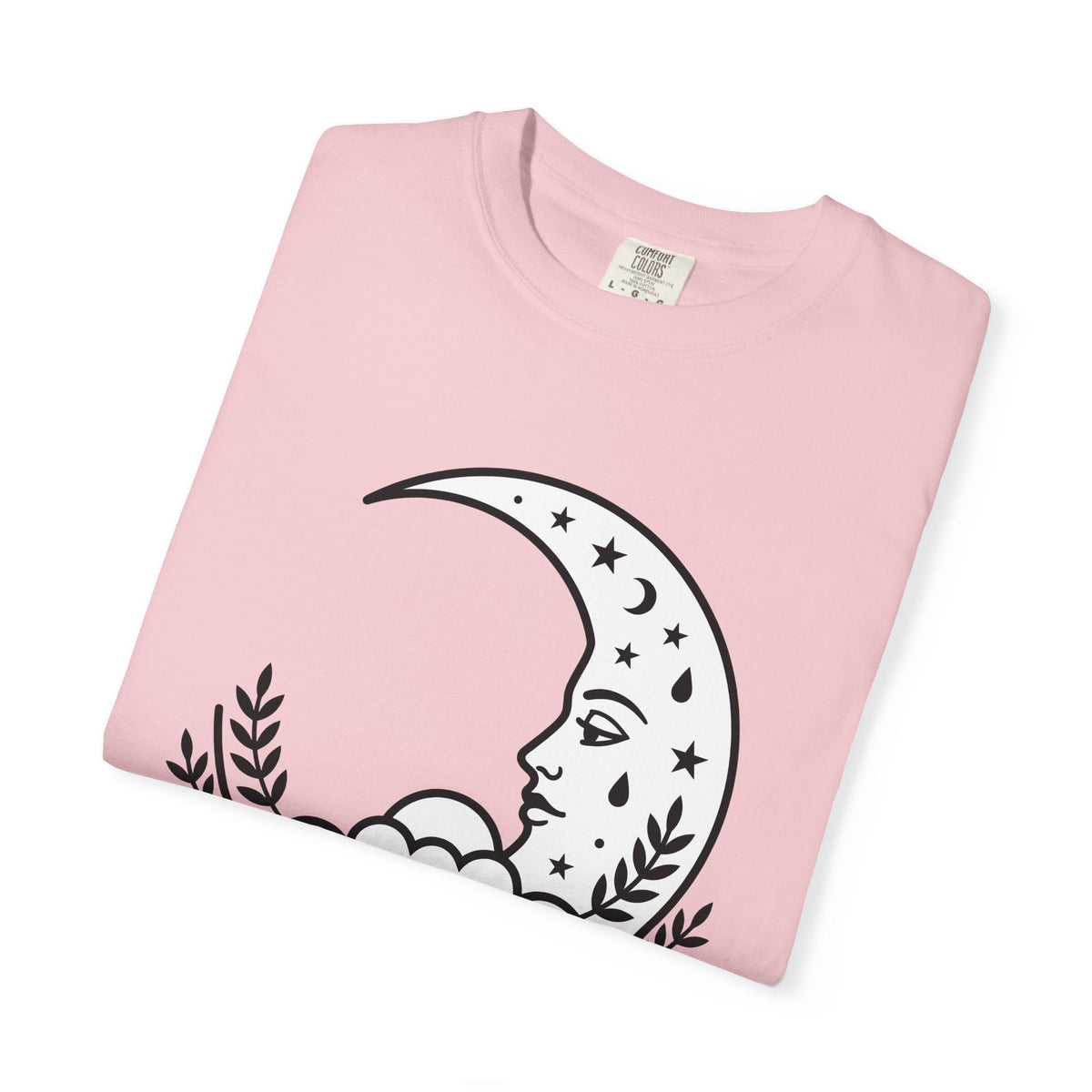 Lunar Face Shirt Boho Chic Space Gift Women Doodle Tee Moon product image 11