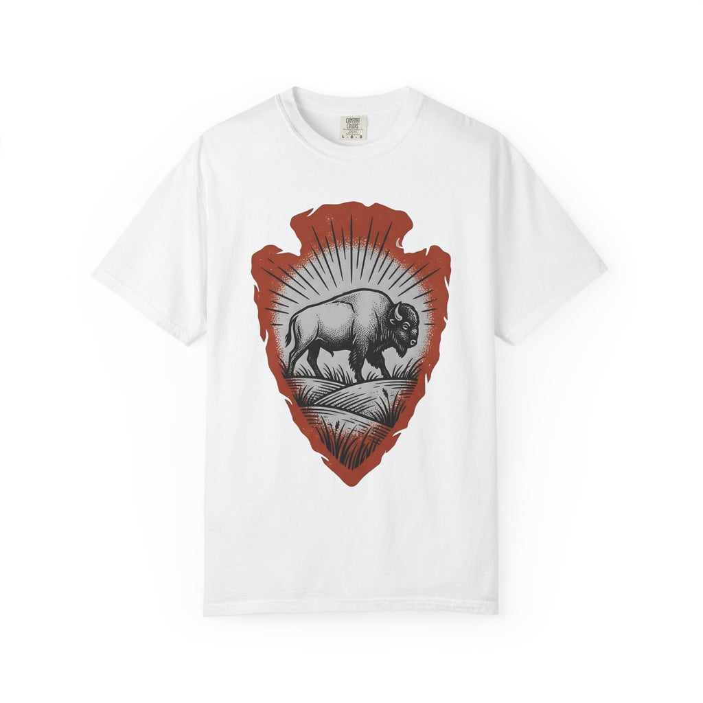 Buffalo Design Shirt Animal Wilderness Unisex Gift Retro product image 1