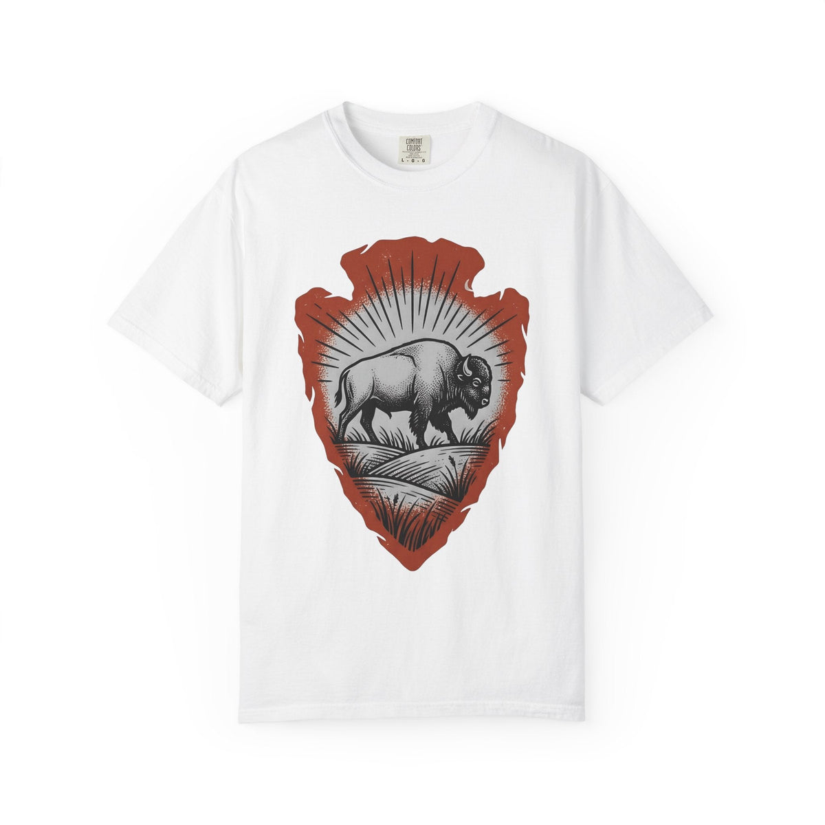 Buffalo Design Shirt Animal Wilderness Unisex Gift Retro product image 1