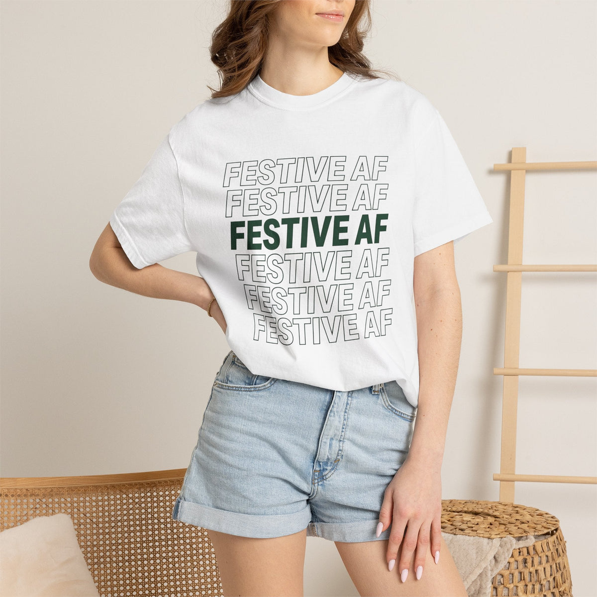 Thick Typeface Shirt Holiday Festivity Unisex Gift Trendy product image 6