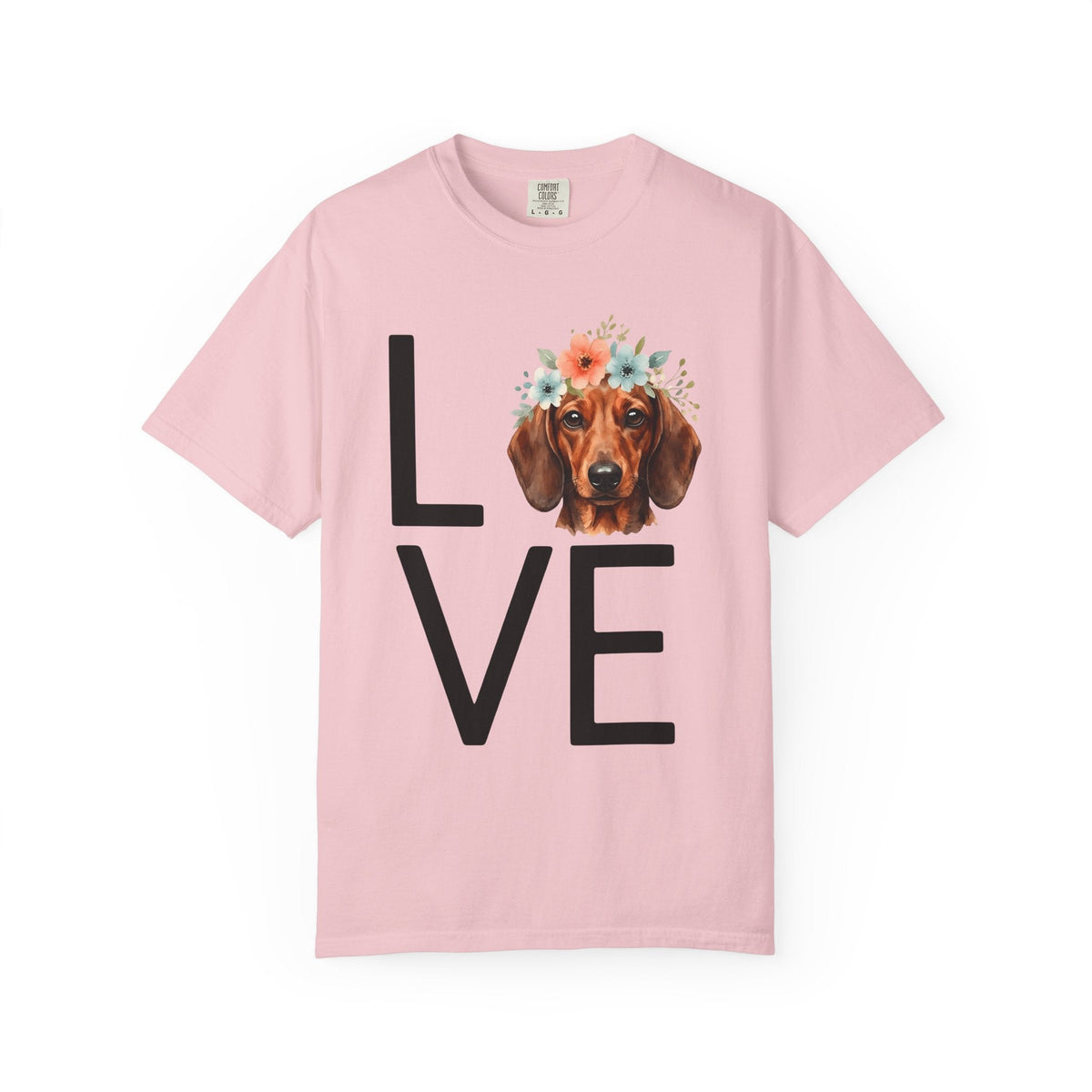 Dachshund Hound Shirt Dog Garden Unisex Gift Painted Tee product image 3