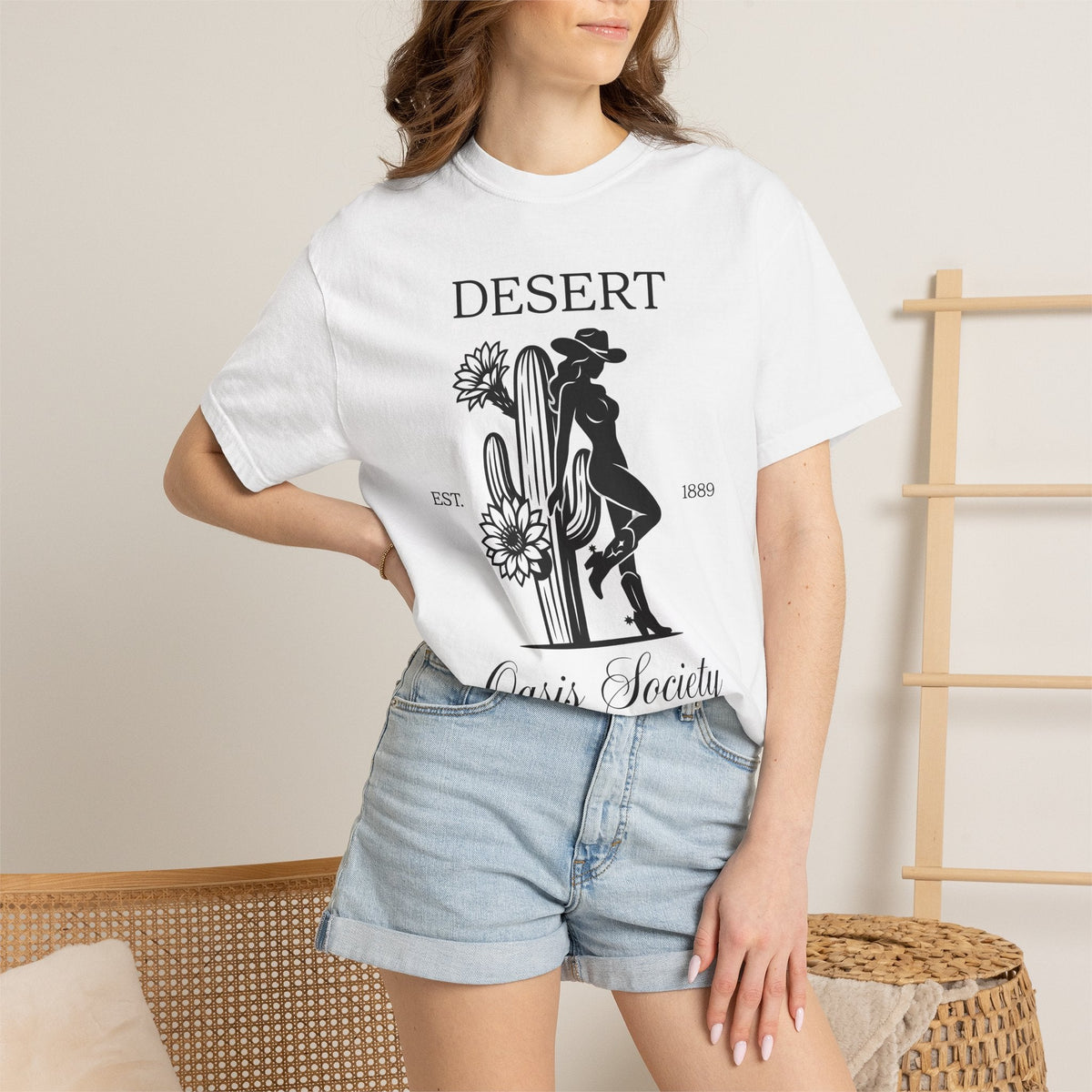 Cowgirl Cactus Shirt Desert Gift for Women Western Tee product image 6