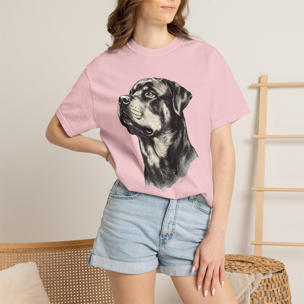 Rottweiler Portrait Shirt Dog Pets Unisex Gift Realistic product image 12