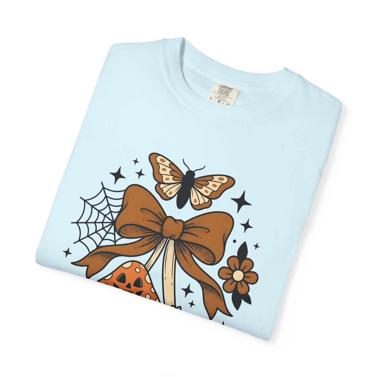Jack O Lantern Fungi Ink T-Shirt – Dark Halloween Mushroom product image 9