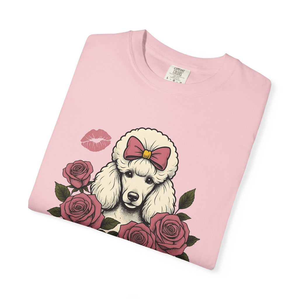 Poodle Puppy Shirt Dog Botanical Unisex Gift Retro Tee product image 11