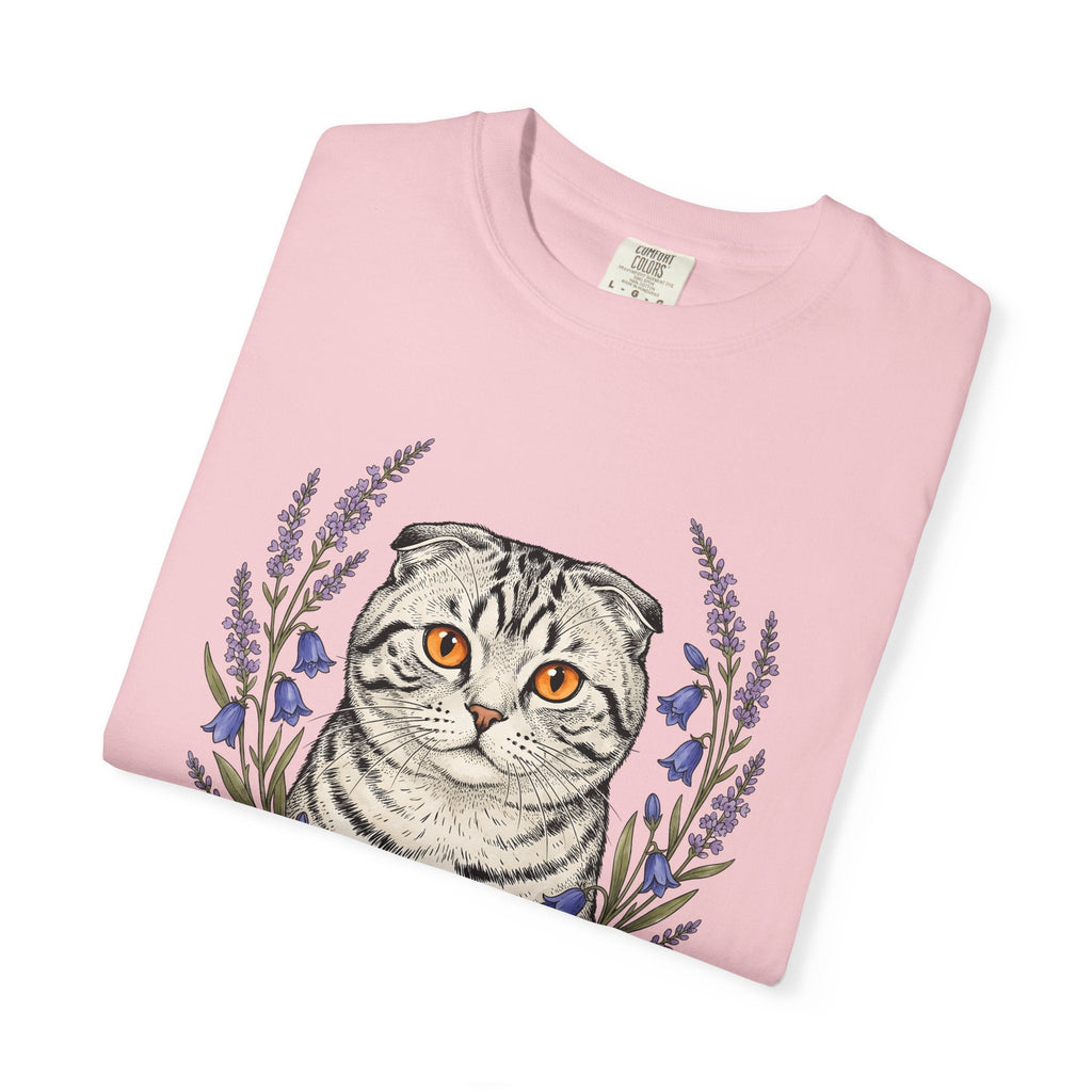 Striped Cat Shirt Botanicals Unisex Gift Sketch Tee Tabby product image 11