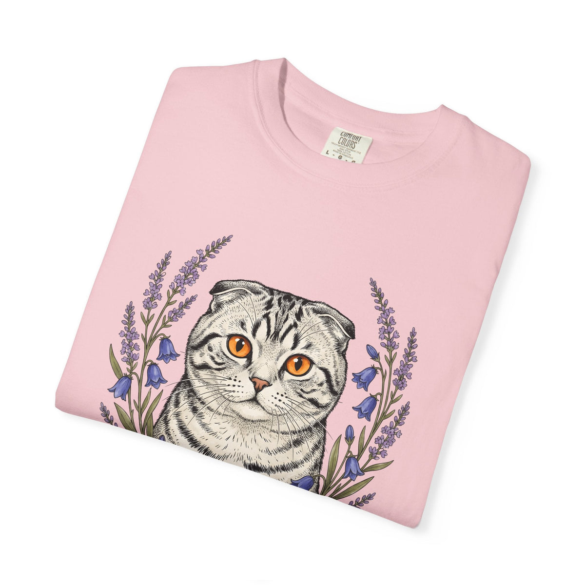 Striped Cat Shirt Botanicals Unisex Gift Sketch Tee Tabby product image 11