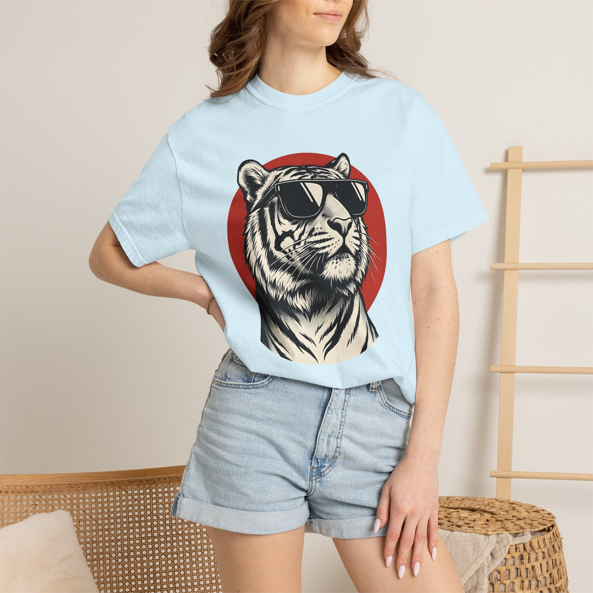 Tiger Shades Shirt Animals Nature Unisex Gift Modern product image 9