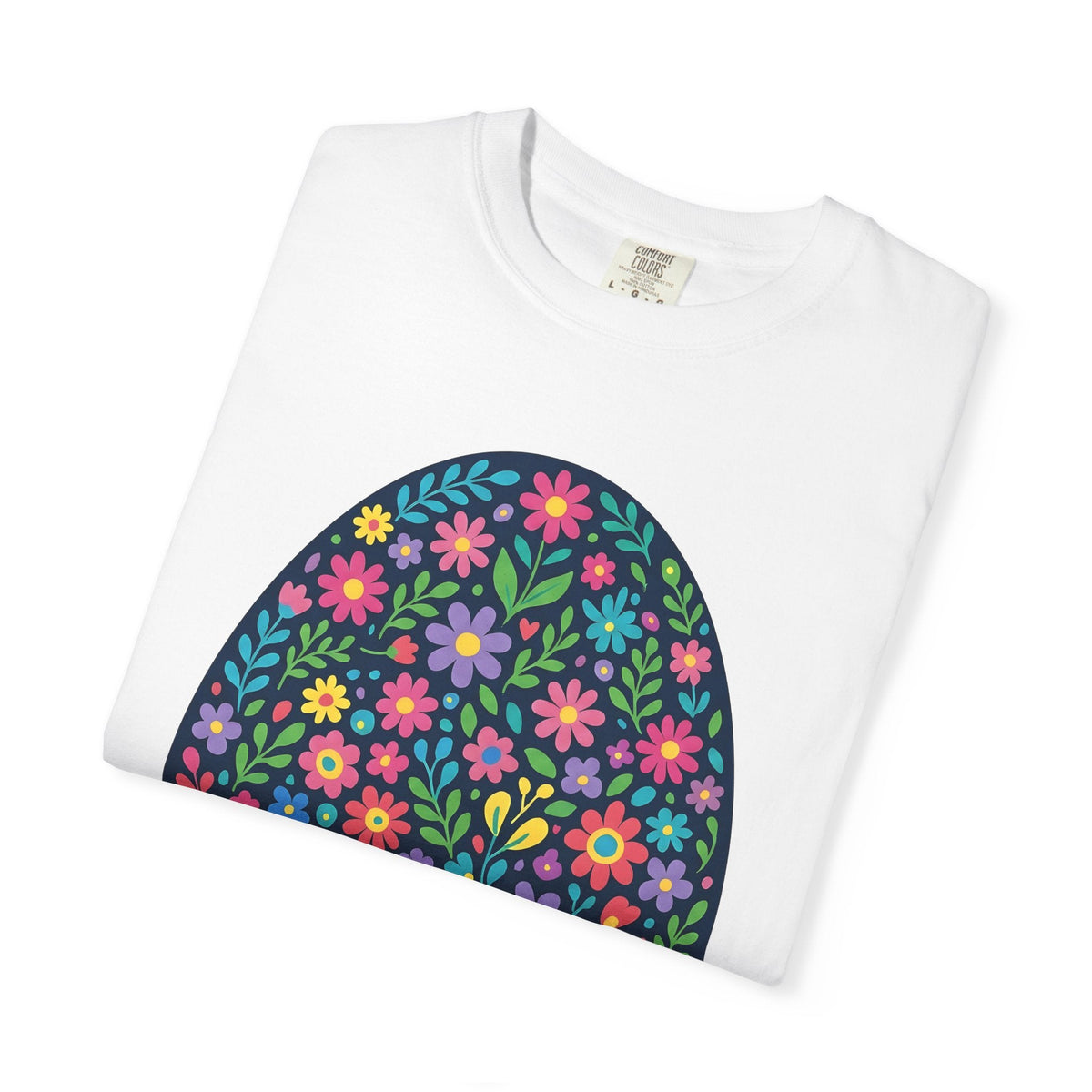 Floral Egg Shirt Easter Spring Unisex Gift Folk Art Tee product image 5