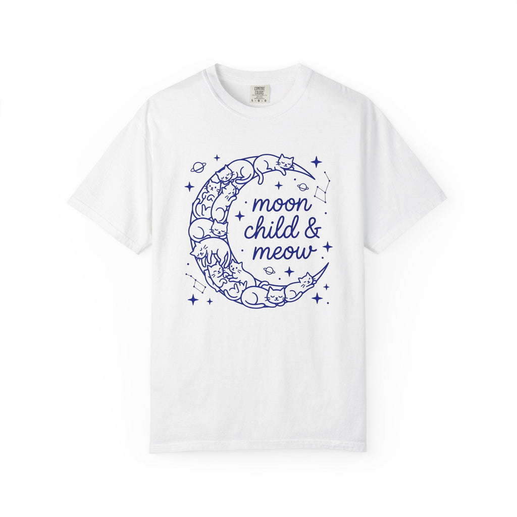 Moon Kittens Shirt Cat Zodiac Unisex Gift Sketch Tee Kitten product image 1