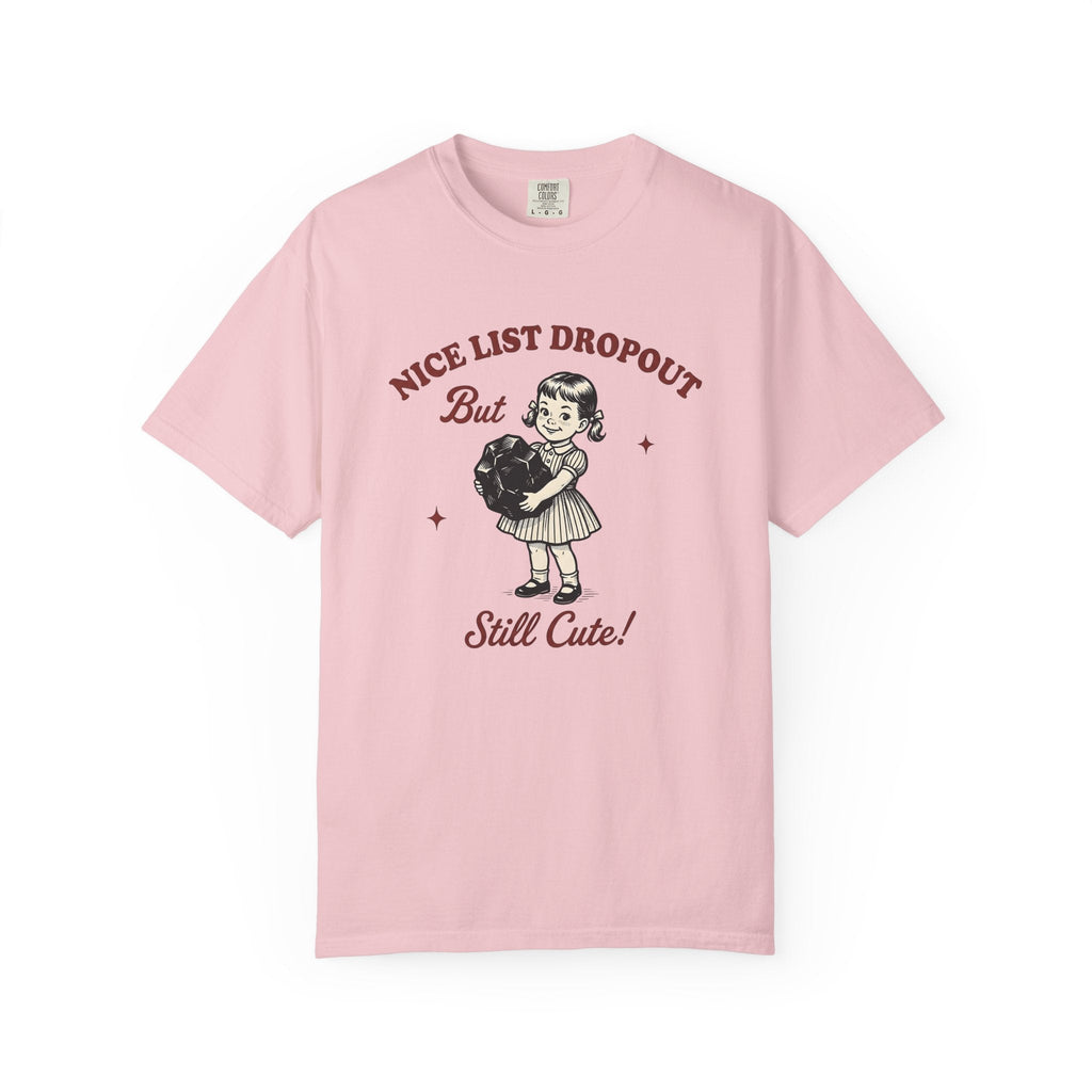 Girl With Coal Shirt Christmas Comedy Gift for Women Rustic product image 3