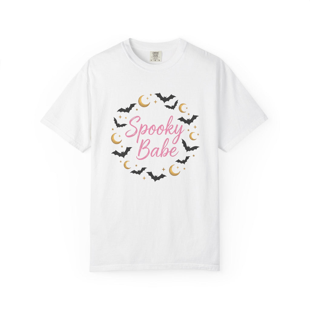 Bat Moon Image Shirt Halloween Eerie Gift Women Sweet Tee product image 1