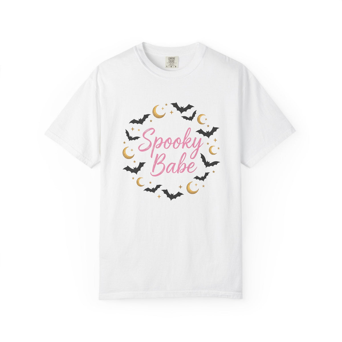 Bat Moon Image Shirt Halloween Eerie Gift Women Sweet Tee product image 1