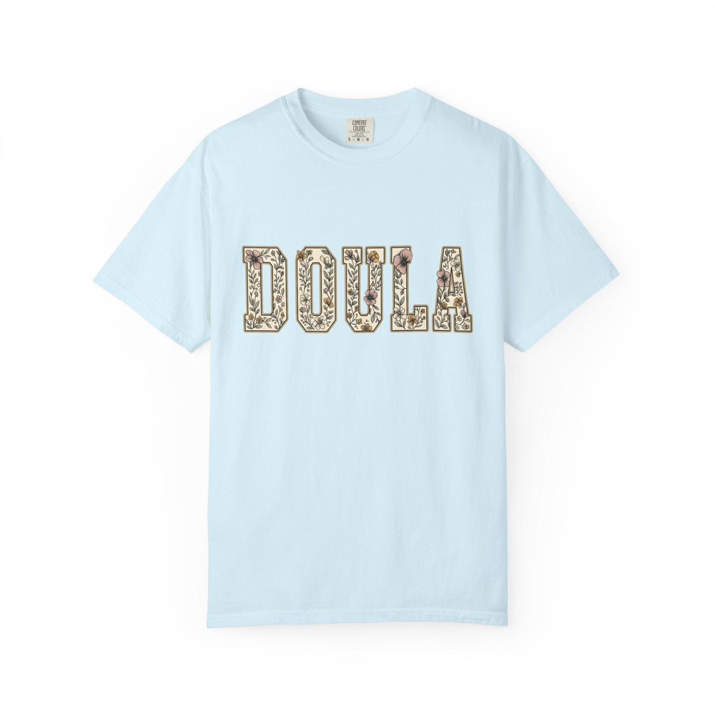 Botanical Block Letters Shirt Doula Bouquet Unisex Gift product image 2