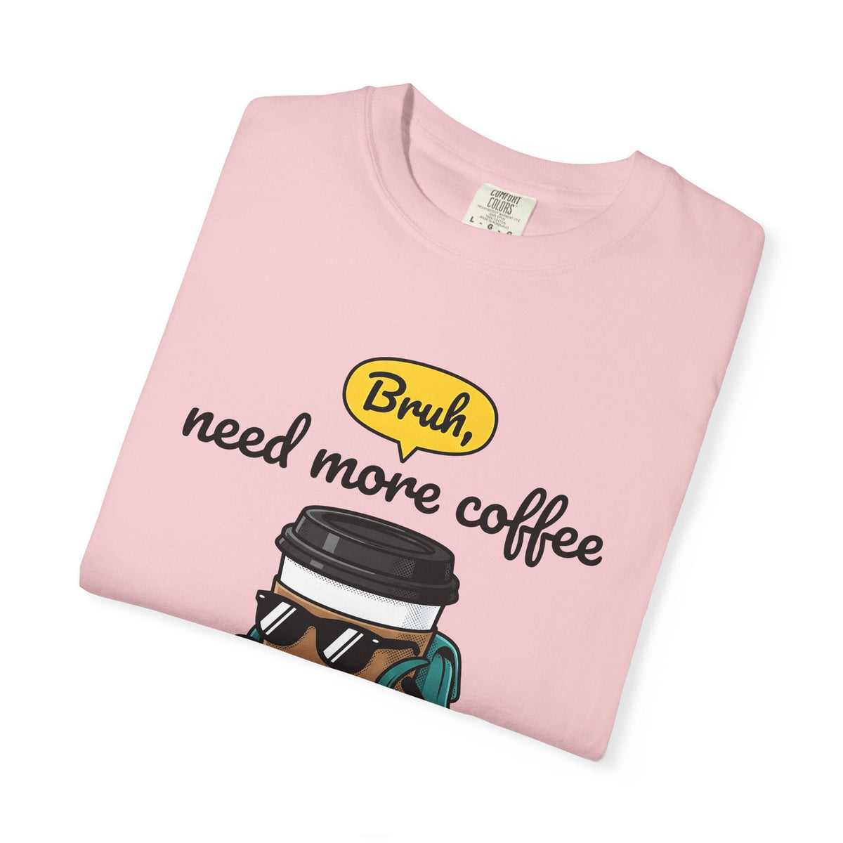 Latte Character Shirt Coffee Comedy Unisex Gift Animation Tee Coffee T-Shirt