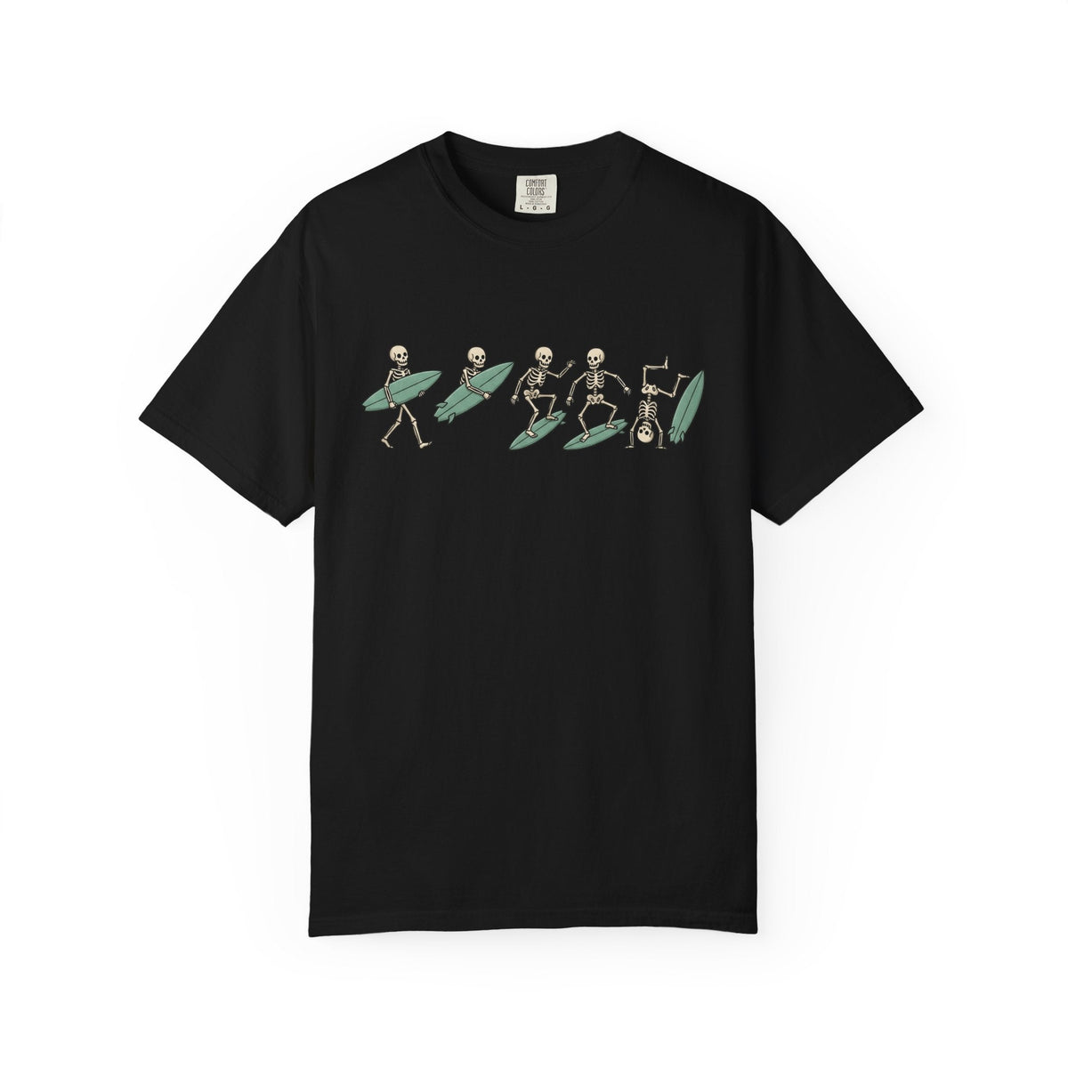 Skeleton Wave Riding Shirt Surfing Coast Unisex Gift product image 4