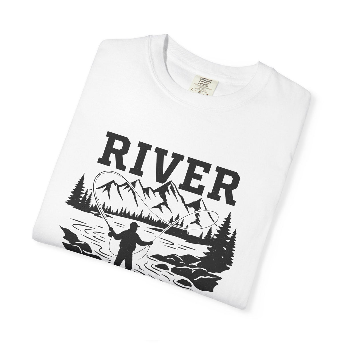 Fly Fishing Shirt Hiking Unisex Gift Retro Tee Flyfishing product image 5