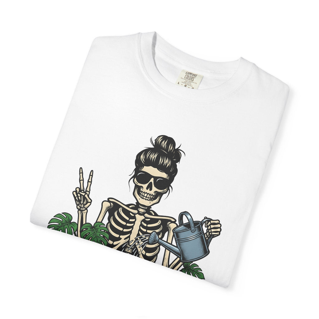 Skeleton Gardener Bold T-Shirt – Funny Halloween Plant product image 5