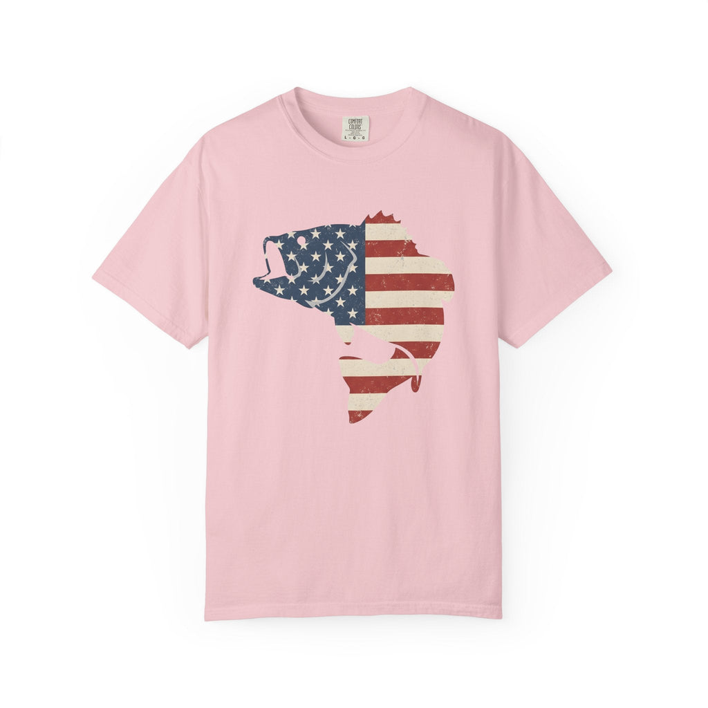 Largemouth Bass Shirt America Angling Unisex Gift Grunge product image 3