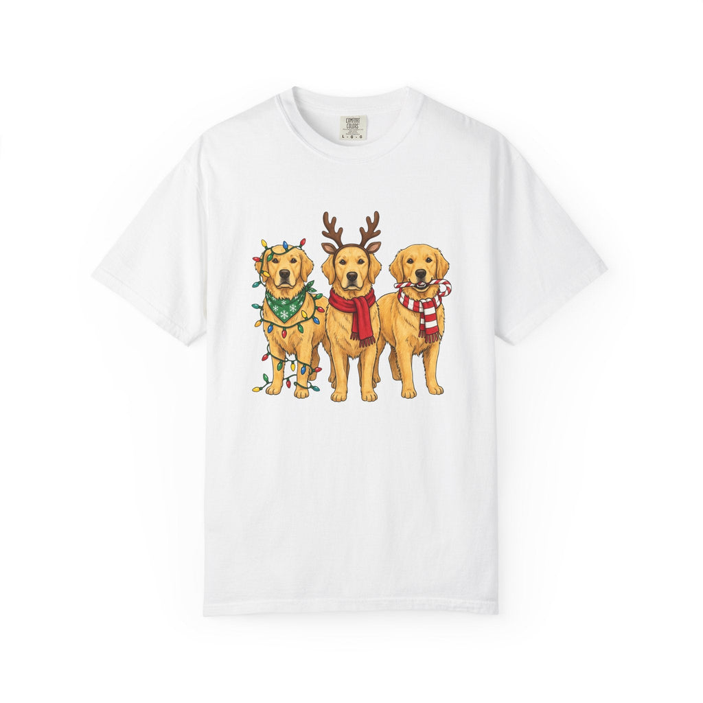 Retriever Dog Shirt Christmas Pets Unisex Gift Sketch Tee product image 1