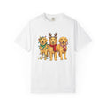 Retriever Dog Shirt Christmas Pets Unisex Gift Sketch Tee product image 1
