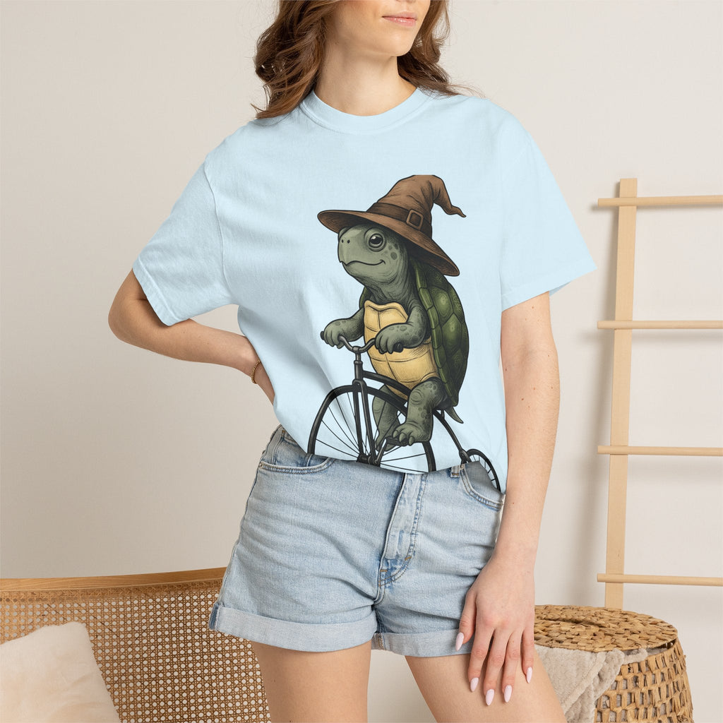 Turtle Bike Shirt Teacher Pets Unisex Gift Hand Drawn Tee product image 9