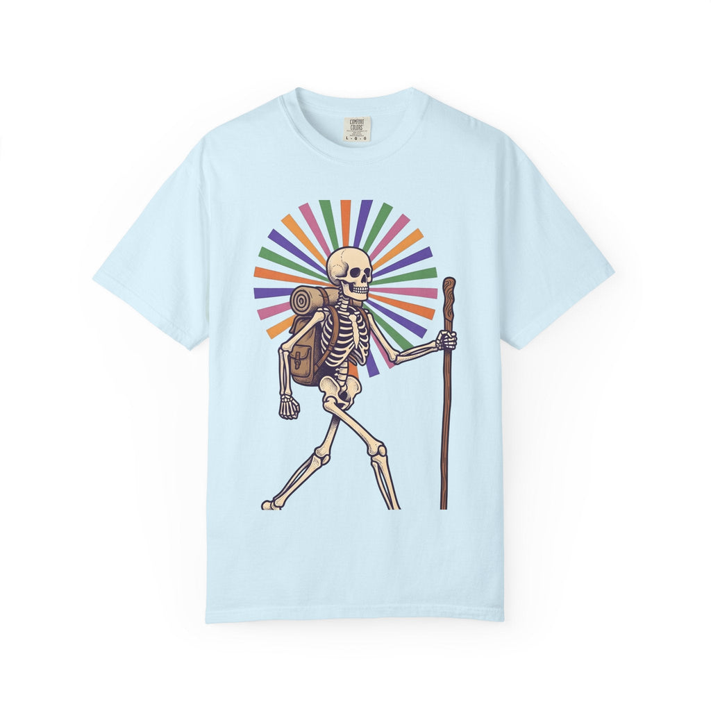 Skull Backpacker Shirt Hiking Camping Gift Women Rustic Tee product image 2