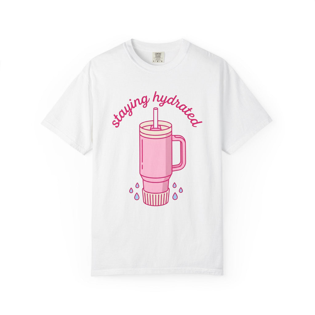 Water Tumbler Shirt Drinks Wellness Unisex Gift Kawaii Tee product image 1