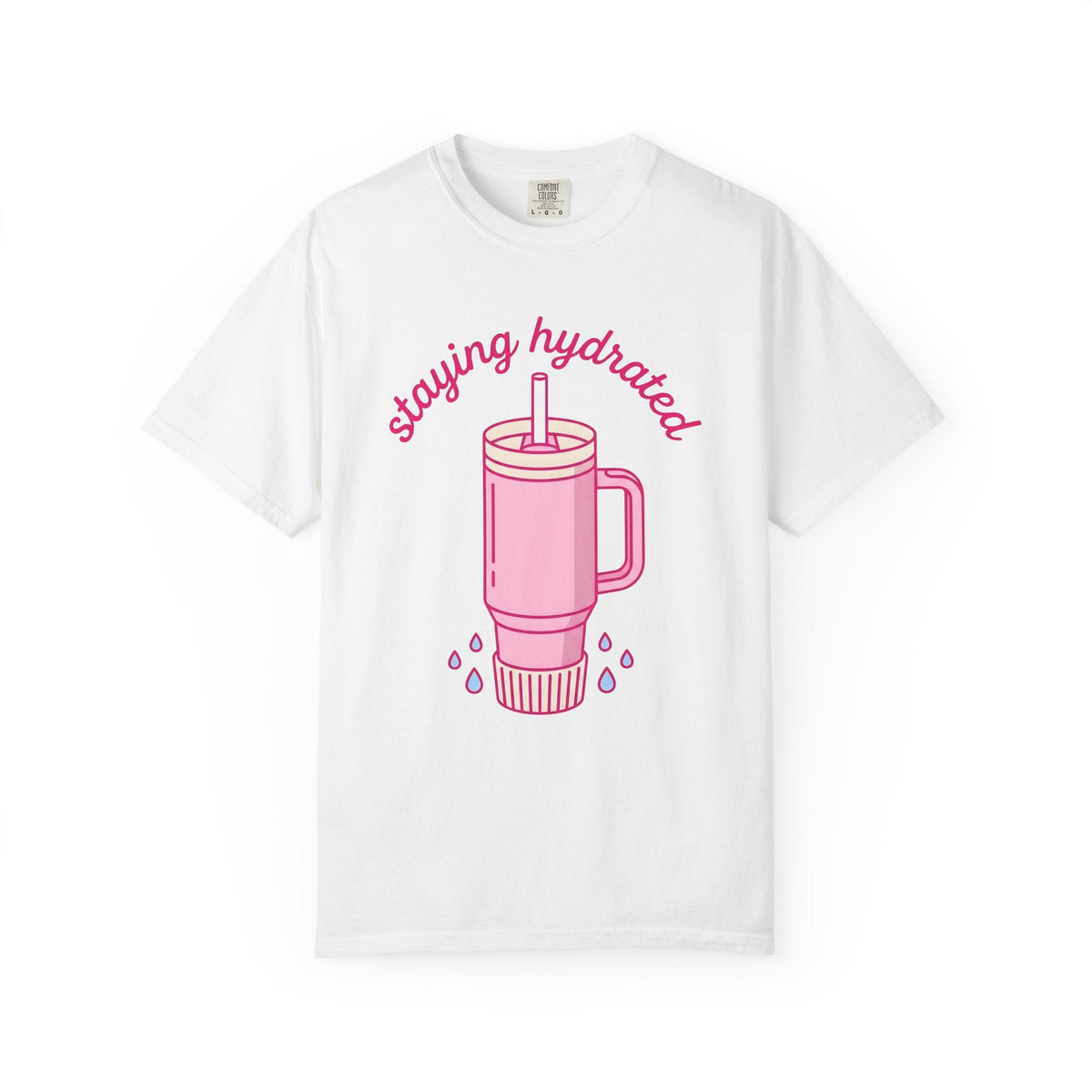 Water Tumbler Shirt Drinks Wellness Unisex Gift Kawaii Tee product image 1