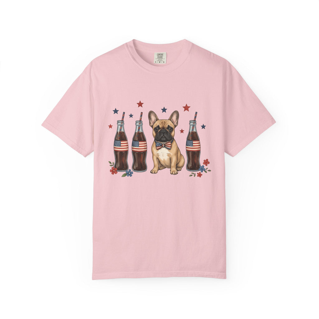 French Bulldog Shirt Dog Usa Unisex Gift Cartoon Tee product image 3