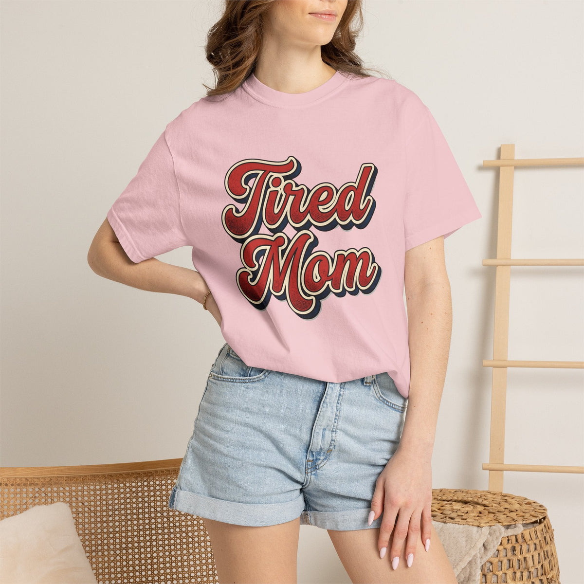 Vintage Lettering Shirt Mom Comedy Gift for Women Rustic product image 12