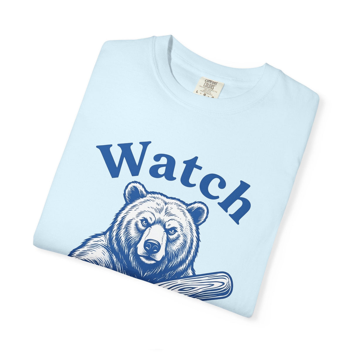 Bear Baseball Bat Shirt Sports Unisex Gift Vintage Tee product image 9