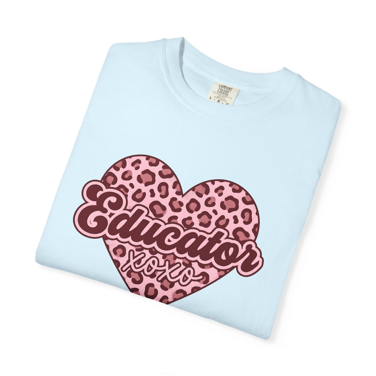Spotted Heart Shirt Teacher Love Unisex Gift Graphic Tee product image 8
