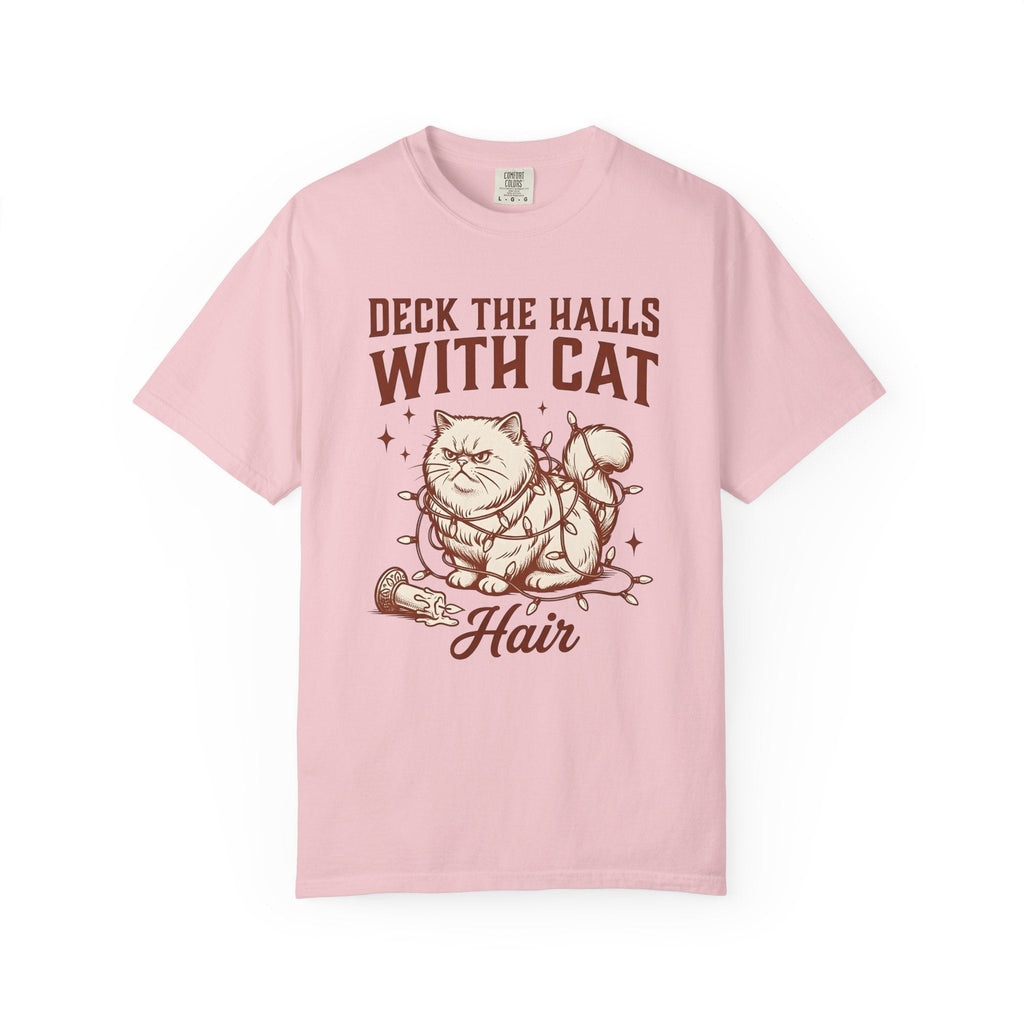 Grumpy Feline Shirt Cat Winter Unisex Gift Distressed Tee product image 3