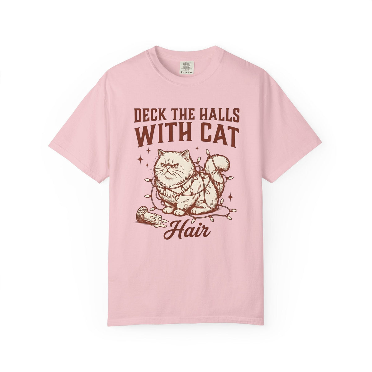 Grumpy Feline Shirt Cat Winter Unisex Gift Distressed Tee product image 3