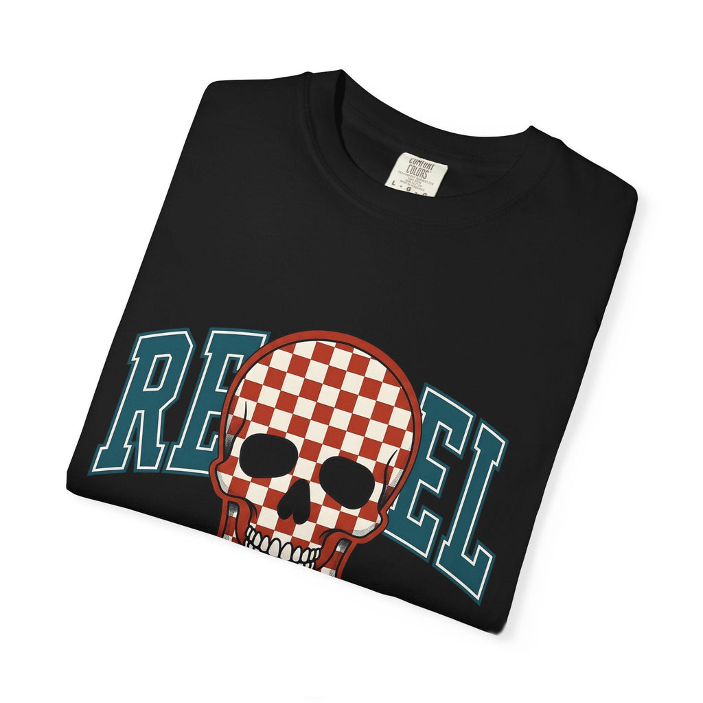 Gingham Skull Shirt America Music Gift Women Pop Art Tee product image 15